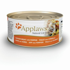 Applaws Cat Konzerv Csirke+Sütőtök 70g macskaeledel