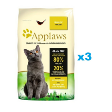Applaws Cat Senior Chicken 6 kg (3x2 kg) csirke idősebb macskáknak macskaeledel