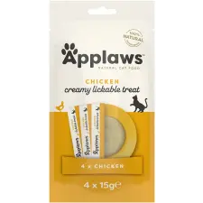 Applaws Puree Cat nyalógatós püré csirke 4 × 15 g jutalomfalat macskáknak
