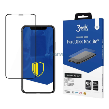 Apple 3MK HG Max Lite iPhone Xr fekete képernyővédő fólia mobiltelefon kellék