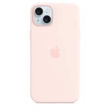 Apple Apple iPhone 15 Plus Silicone Case with Magsafe Light Pink tok és táska