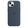 Apple Apple iPhone 15 Silicone Case with MagSafe - Storm Blue