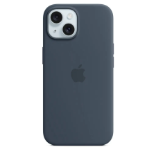 Apple Apple iPhone 15 Silicone Case with MagSafe - Storm Blue tok és táska