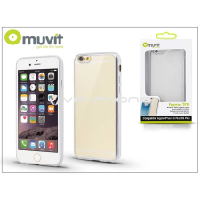 Apple Apple iPhone 6 Plus/6S Plus hátlap - Muvit Frame TPU  - clear/silver tok és táska