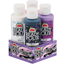 Apple Barrel Ready Pour set Cosmic pro pouring, 4 × 118 ml akrilfesték