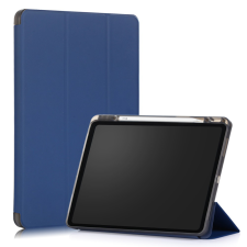  Apple iPad 12.9 2020 tablet tok toll tartóval, Kék tablet tok