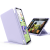  Apple iPad Air 13 (2024 / 2025), mappa tok, kitámasztóval, érintőceruza tartóval, ESR Flip Hybrid Case, lila