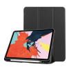  Apple iPad Air (2020 / 2022) / iPad Air 11 (2024), mappa tok, Apple Pencil tartóval, Smart Case, fekete