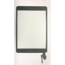 Apple Ipad Mini3 fekete érintőpanel IC-vel home gomb+ home flex kábellel mobiltelefon, tablet alkatrész