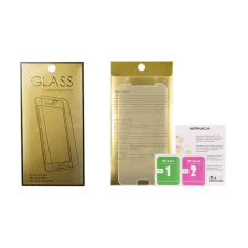 Apple iPhone 12/12 Pro, Kijelzővédő fólia (ütésálló) Glass-Gold mobiltelefon kellék