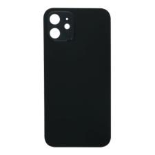 Apple iPhone 12, Akkufedél, (nagy lyukú verzió), fekete mobiltelefon, tablet alkatrész