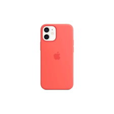 Apple iPhone 12 Mini Magsafe szilikontok- citrus pink tok és táska