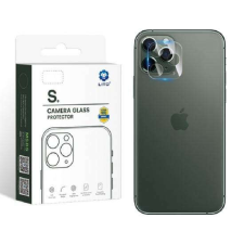 Apple iPhone 12 Pro Max Lito S+ 3D Kamera Védő Üvegfólia - Átlátszó mobiltelefon kellék
