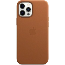 Apple iPhone 12 Pro Max vörösesbarna bőr MagSafe tok tok és táska
