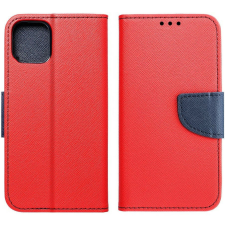 Apple iPhone 13 Pro, Oldalra nyíló tok, stand, Fancy Book, piros tok és táska