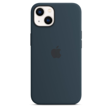 Apple iPhone 13 Silicone Case with MagSafe Abyss Blue MC2Y4 tok és táska