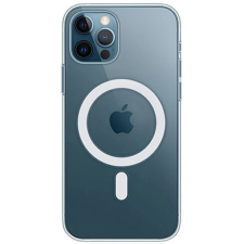  Apple iPhone 14 Pro, Szilikon tok, mágnes gyűrűvel, MagSafe töltővel kompatibilis, Wooze Magsafe Case, átlátszó (125753) tok és táska