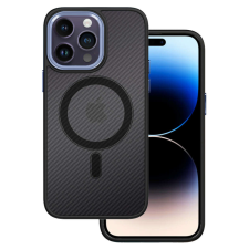 Apple iPhone 14 Pro tok, Magnetic Carbon - fekete-lila Magsafe tok és táska