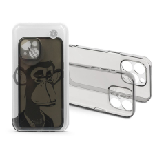  Apple iPhone 14 szilikon hátlap - Gray Monkey - átlátszó tok és táska