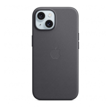 Apple iPhone 15 FineWoven-szövettok MagSafe, fekete tok és táska
