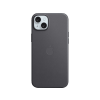 Apple iPhone 15 Plus MagSafe rögzítésű FineWoven szövettok, fekete (MT423ZM/A)