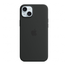Apple iPhone 15 Plus MagSafe szilikontok, fekete tok és táska