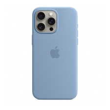 Apple iPhone 15 Pro Max MagSafe szilikon tok, télkék tok és táska