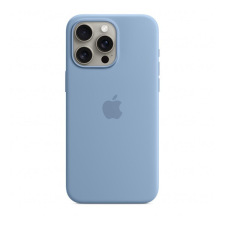 Apple iPhone 15 Pro Max MagSafe szilikontok, télkék tok és táska