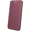  Apple iPhone 15 Pro Max, Oldalra nyíló tok, stand, Forcell Elegance, bordó