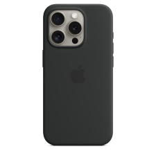 Apple iPhone 15 Pro Szilikon Magsafe tok,Fekete (APPLE-MT1A3ZM-A) tok és táska