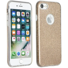 Apple iPhone 15, Szilikon tok, csillogó, Forcell Shining, arany tok és táska