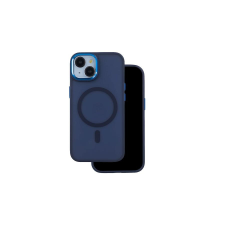 Apple iPhone 15, Szilikon tok, Frozen Magsafe, kék tok és táska