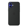 Apple iPhone 16 Plus MagSafe gyári szilikon tok, fekete