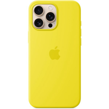 Apple iPhone 16 Pro Max MagSafe karamellsárga szilikon tok tok és táska
