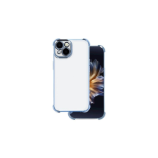 Apple iPhone 16 Pro, Szilikon tok, Ütésálló (1.5mm) Chrome, kék tok és táska