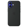 Apple iPhone 16 Silicone Case with MagSafe Black MYY13