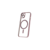 Apple iPhone 16, Szilikon tok, Chrome Mag, rózsaszín-arany
