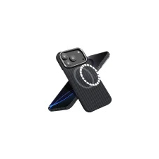  Apple iPhone 17 Pro Max Fekete Techsuit Aramid Szálas MagSafe Tok tok és táska