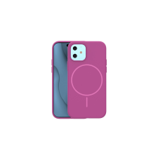 Apple iPhone 17 Pro Max, Szilikon tok, Thin Magsafe, fukszia tok és táska