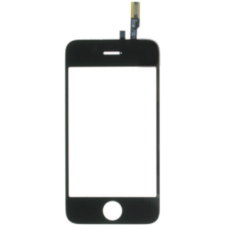 Apple iPhone 3G, Érintőplexi, fekete mobiltelefon, tablet alkatrész