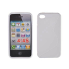 Apple iPhone 4/4S, Szilikon tok, S-Case, fehér