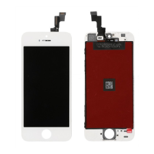 Apple iPhone 5S kompatibilis LCD kijelző érintőpanellel, OEM jellegű, fehér, Grade S+ mobiltelefon, tablet alkatrész