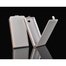 Apple iPhone 6 Plus/6S Plus, Lefele nyíló flip tok, fehér tok és táska