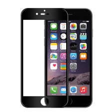 Apple iPhone 7 Plus 8 Plus edzett üveg FEKETE TELJES KÉPERNYŐS FULL SCREEN HAJLÍTOTT tempered glass kijelzőfólia kijelzővédő védőfólia karcálló kijelzős mobiltelefon kellék