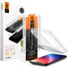  Apple iPhone Air (2025), Kijelzővédő fólia, ütésálló fólia (az íves részre NEM hajlik rá!), Tempered Glass (edzett üveg), Spigen Ez Fit Pro HD Privacy AC, Clear
