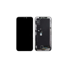 Apple iPhone X, LCD kijelző érintőplexivel, (LTPS, ZY COG, FHD1080p), fekete mobiltelefon, tablet alkatrész