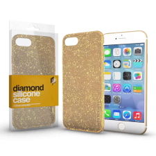 Apple iPhone X / XS tok, Szilikon - arany (Diamond) tok és táska