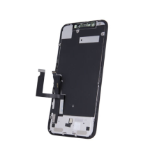 Apple iPhone XR, LCD kijelző érintőplexivel, fekete (Service Pack) mobiltelefon, tablet alkatrész