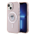 Apple Karl Lagerfeld IML Choupette MagSafe Apple iPhone 15 hátlap tok, rózsaszín