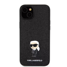Apple Karl Lagerfeld tok fekete KLHCP15MGKNPSK Apple Iphone 15 Plus készülékhez tok és táska